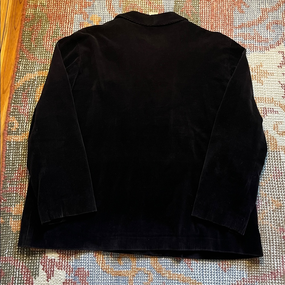 Eileen Fisher Brown Corduroy Barn Jacket Blazer Size L - Picture 8 of 10